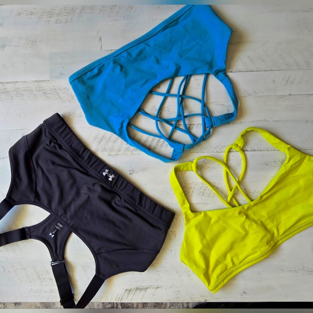 2 Lululemon & 1 underarmor sport bras.  3 x $40